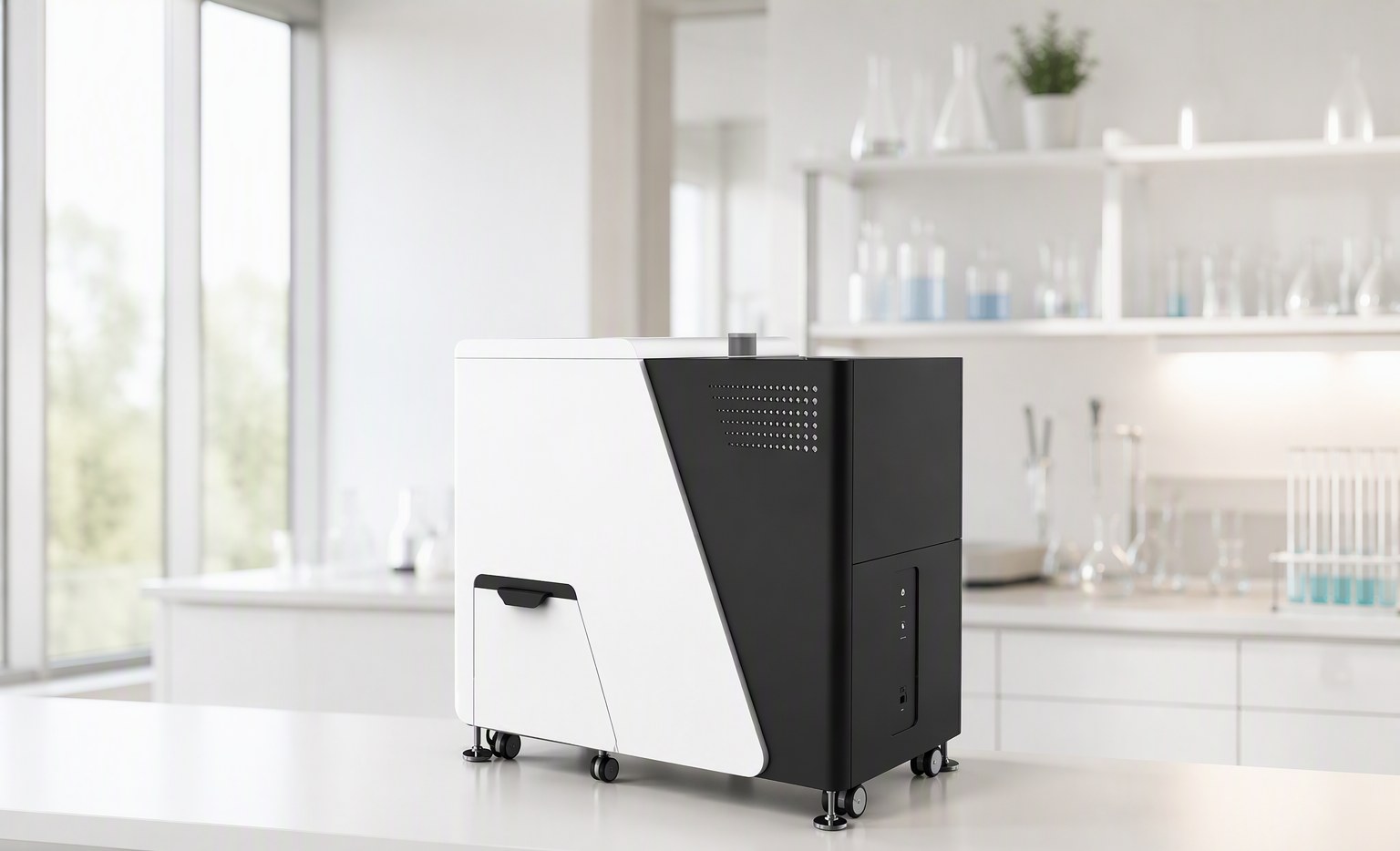 A35 autosampler on a laboratory bench