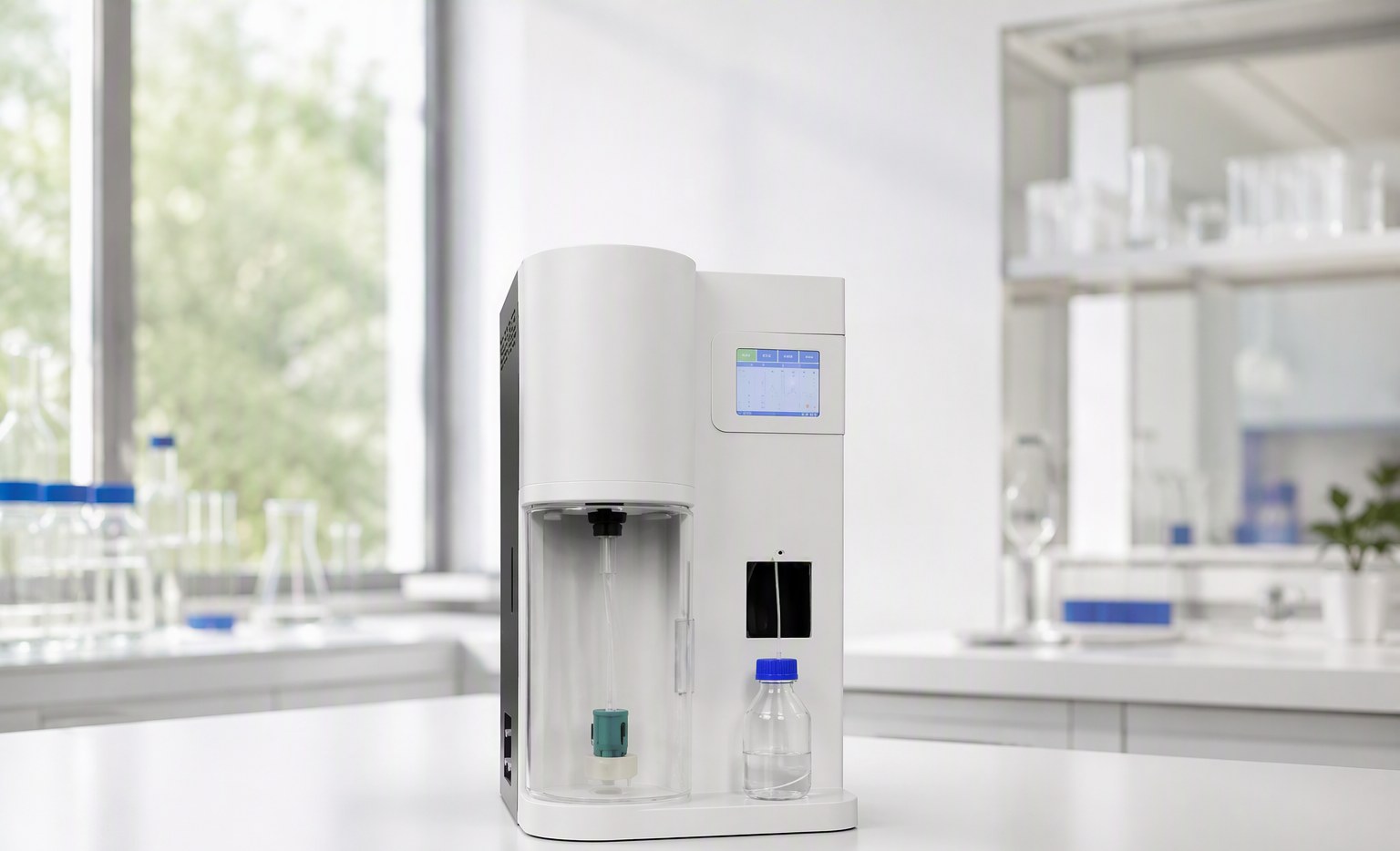 K1306 automatic kjeldahl nitrogen analyzer on a laboratory bench