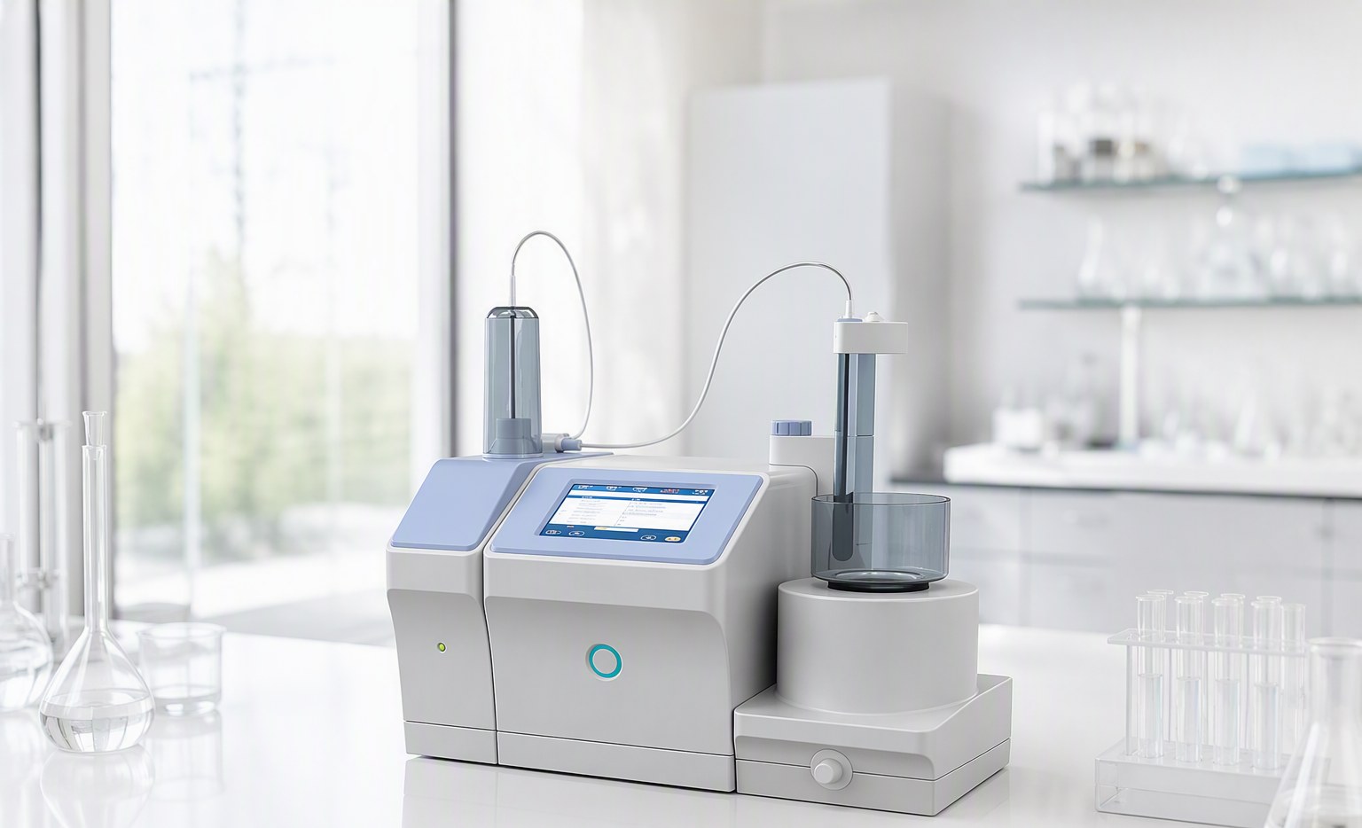 T13 cod titrator on a laboratory bench